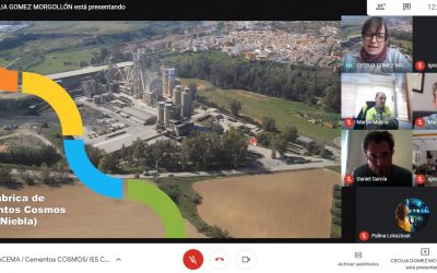 FLACEMA y Cementos COSMOS imparten talleres sobre economía circular en los centros de enseñanza del entorno de Niebla