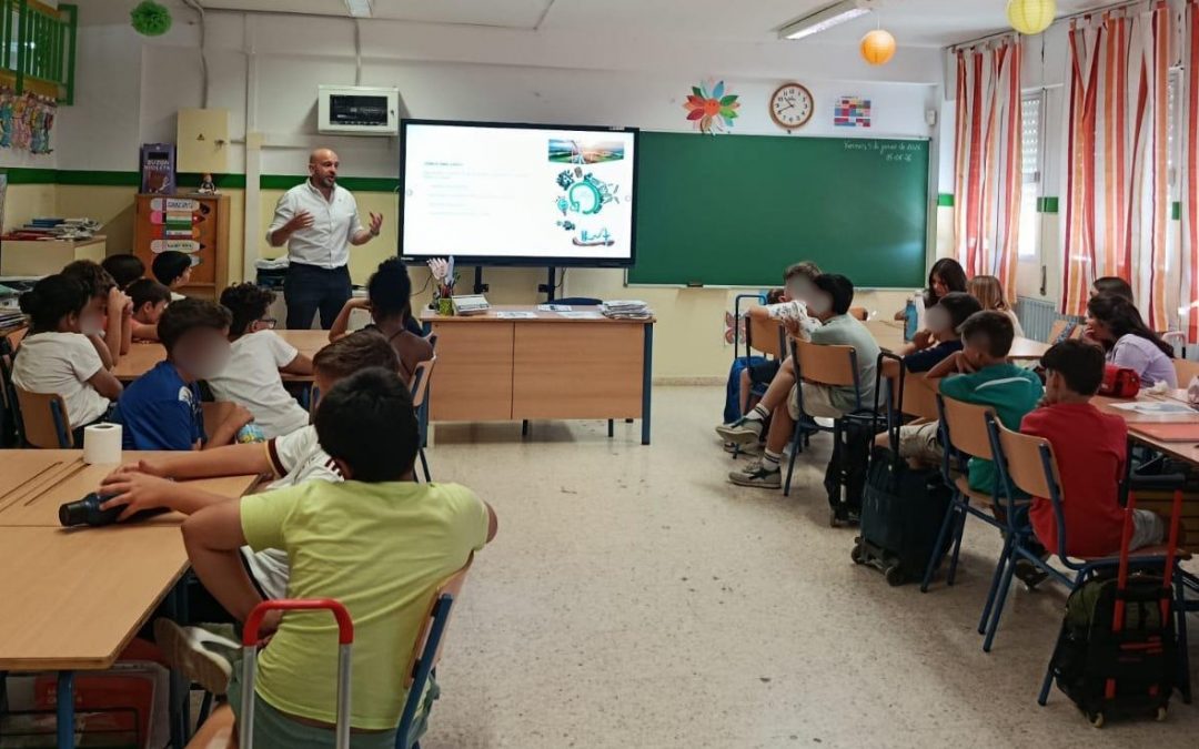 FLACEMA y Votorantim Cimentos España trasladan el compromiso de la industria cementera con la economía circular al alumnado del CEIP San Walabonso